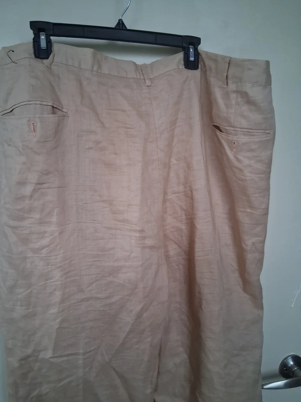 Classico Toasted Beige Linen Pants